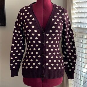 L. O. G. G. Burgundy Cardigan